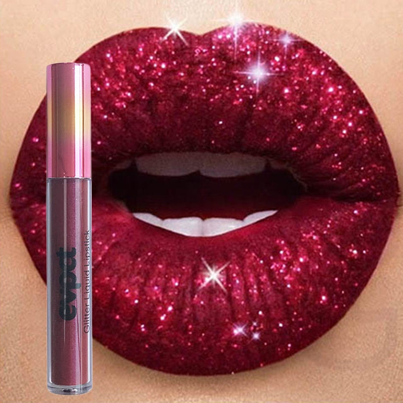 Variant image for Diamantlippe - Wasserdichter Lippenstift Mit Intensivem Glanz Und Glitzer-2