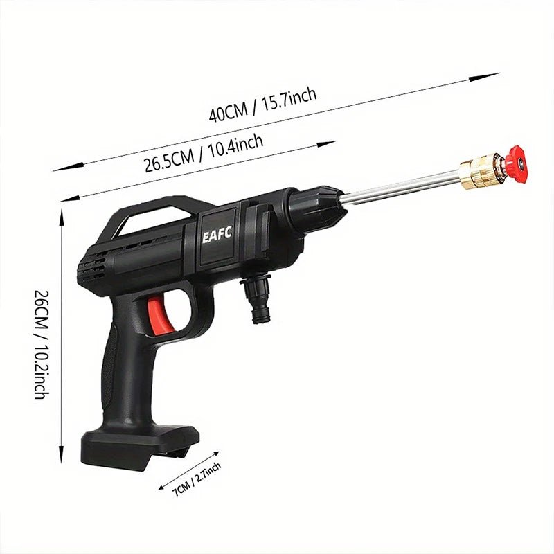 Draadloze hogedrukreiniger – draagbare hogedrukreiniger met accu voor auto, tuin & meer