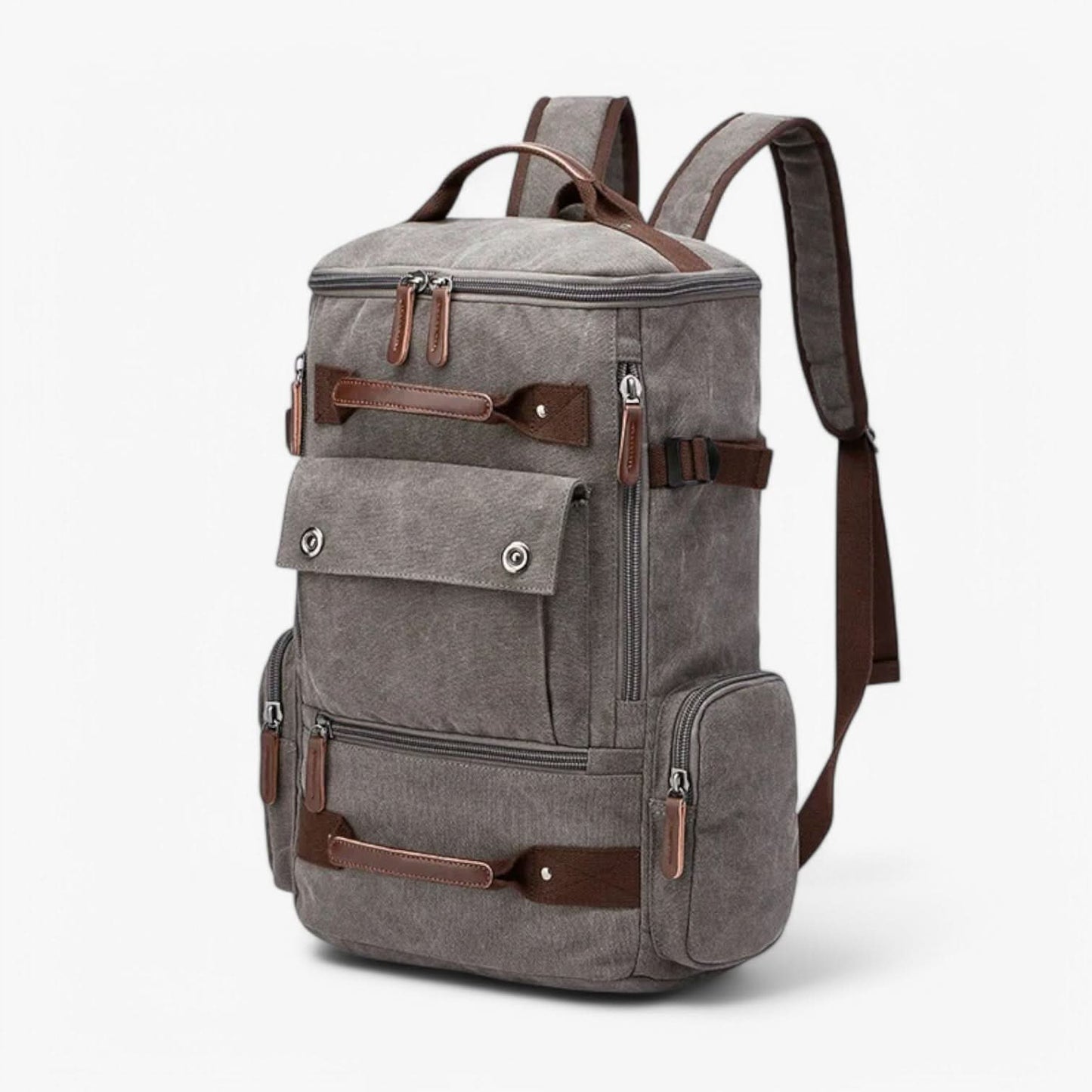 Variant image for Vintage Canvas Rucksack für Damen und Herren mit Laptopfach – Geräumig und Stilvoll für Schule und Alltag-6