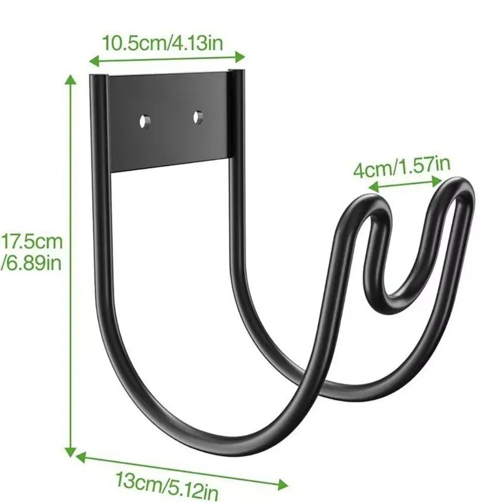 IRONFLOW – Sturdy Metal Garden Hose Holder for Wall-Mounted Outdoor Storage