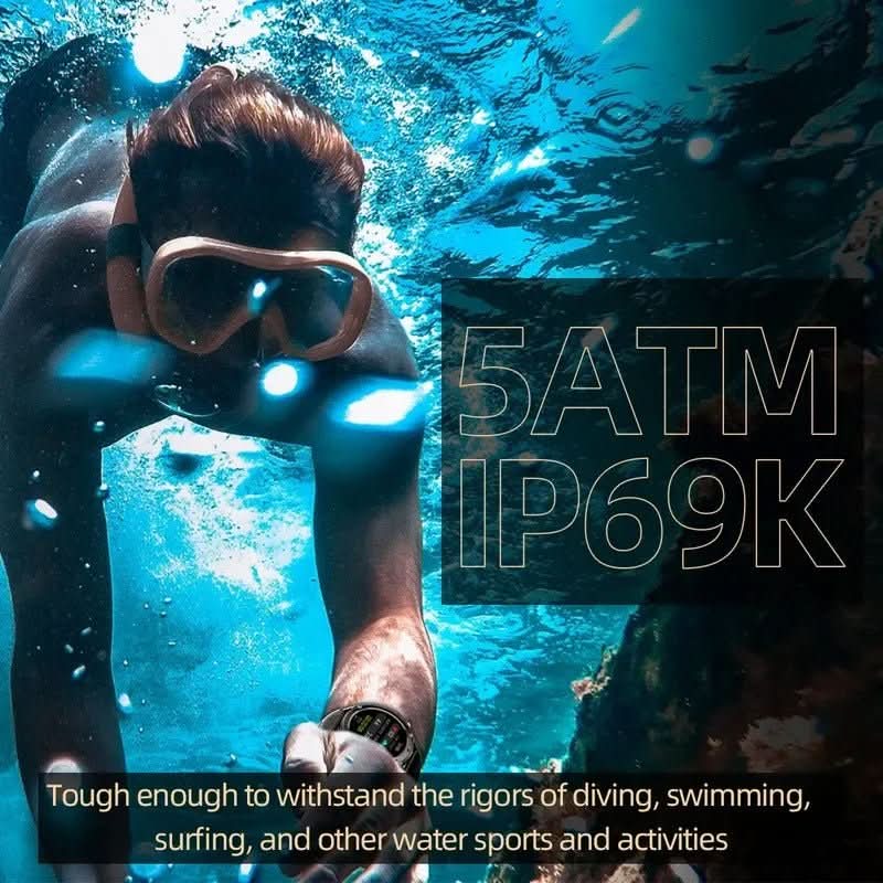 TrekSight X - Smartwatch d'extérieur avec GPS, boussole & surveillance de la santé