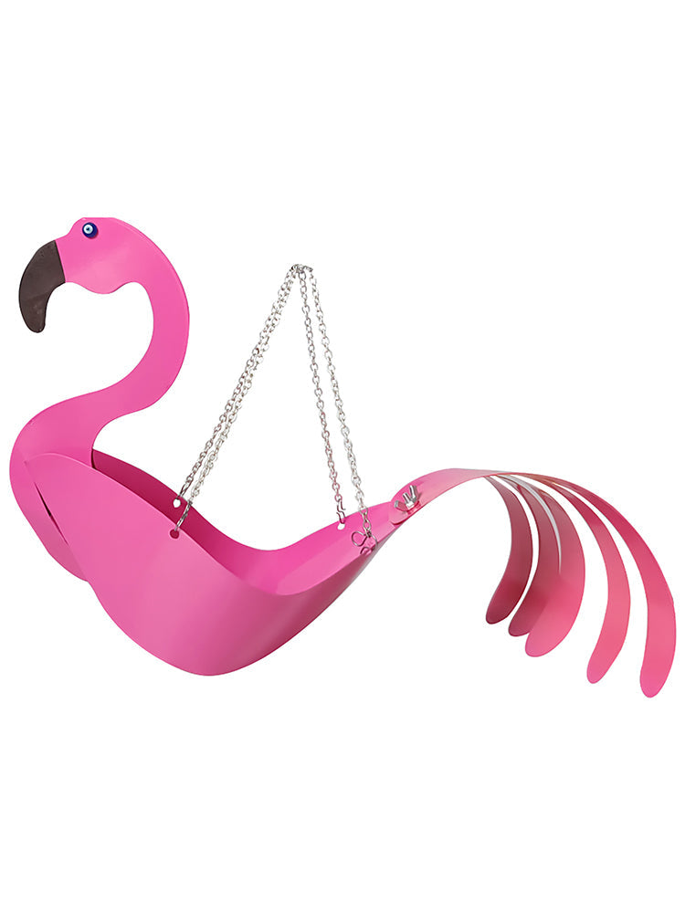 Hanging plant bowl - Colourful chicken design garden decoration