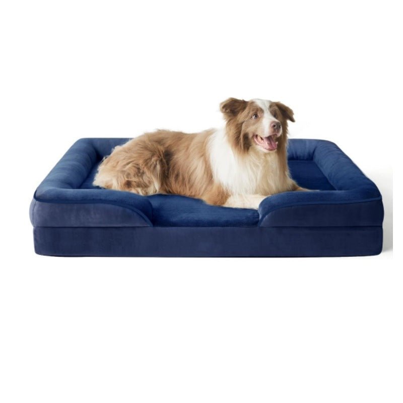 PETIQUE COMFORTBED – Orthopedic Dog Bed with Removable Velvet Cover