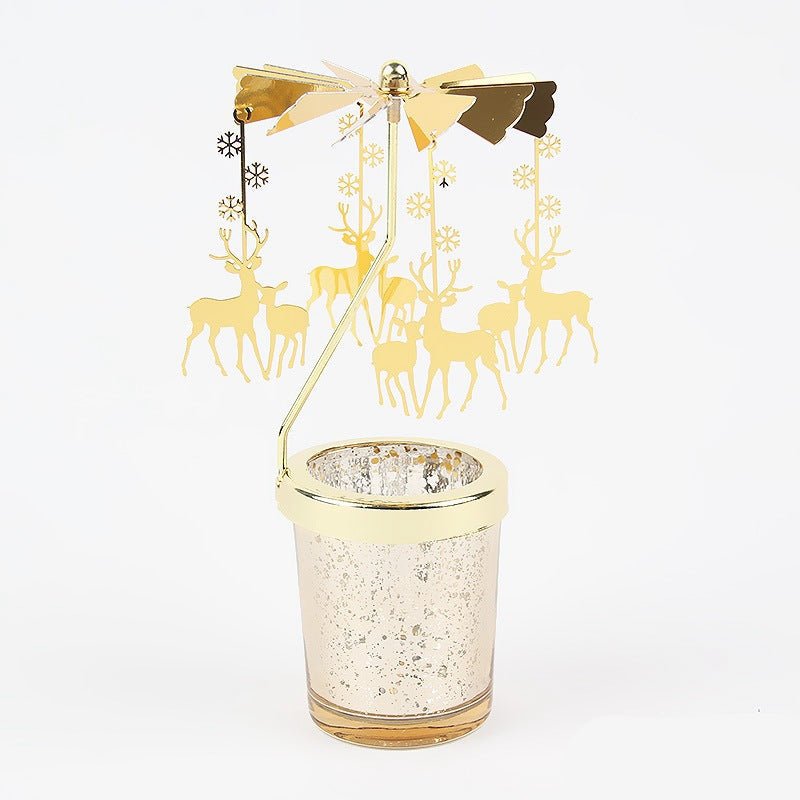 ROMANIVA – Elegant metal candle holder for romantic occasions and decoration
