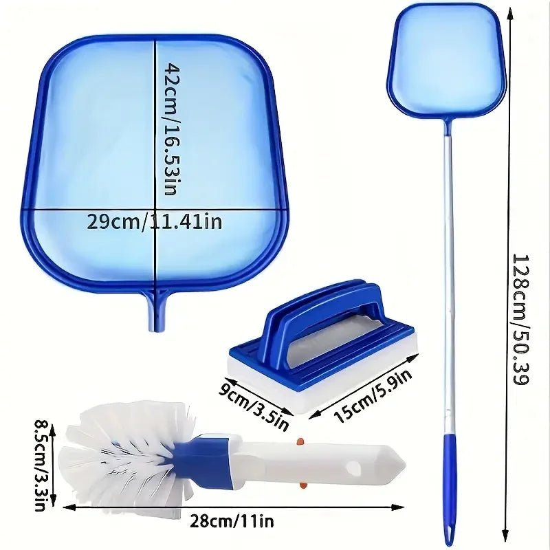 POOLPRO – Complete Pool Cleaning Set with Aluminum Pole