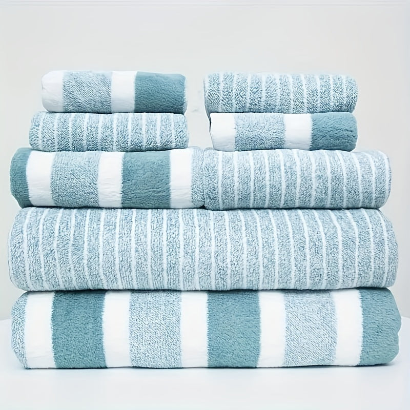Luxury coral bath towel set - Ultra soft & absorbent for ultimate comfort