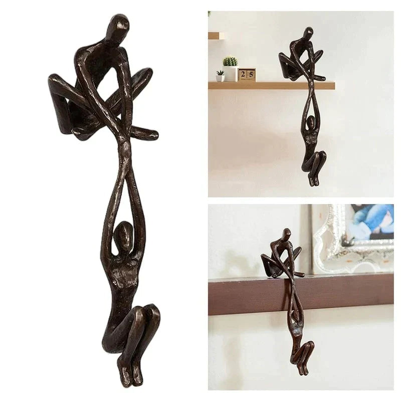 ETERNITY Sculpture - Decorative resin sculpture for love and balance