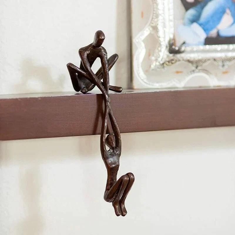 ETERNITY Sculpture - Decorative resin sculpture for love and balance