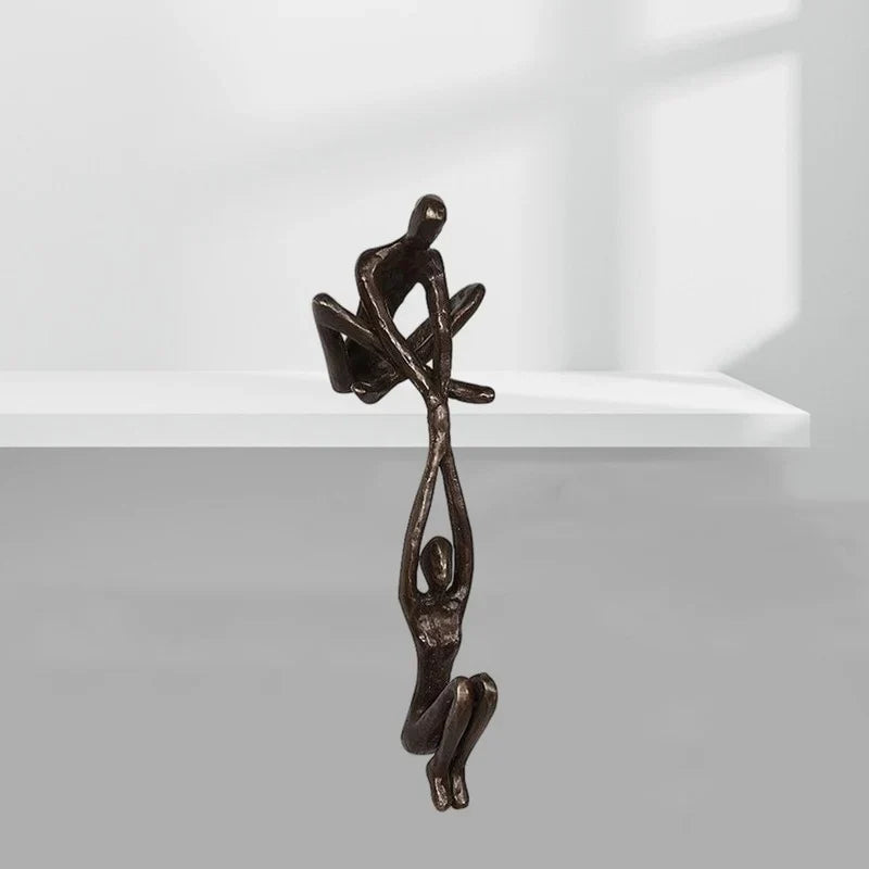 ETERNITY Sculpture - Decorative resin sculpture for love and balance
