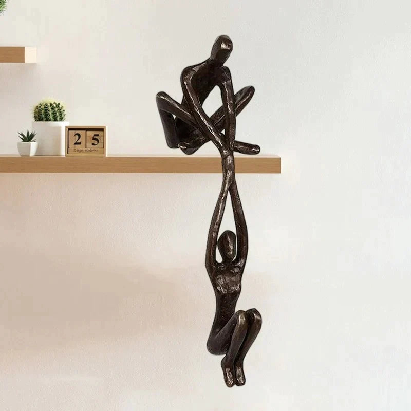 ETERNITY Sculpture - Decorative resin sculpture for love and balance