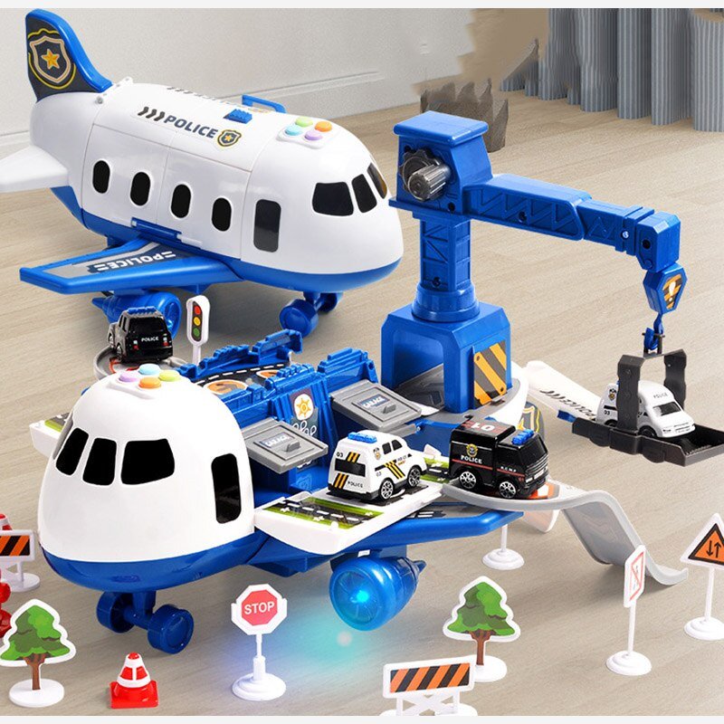 SkyRover-Spielset | Flugzeug- und Fahrzeug-Spielzeugset für fantasievolle Kinder 7