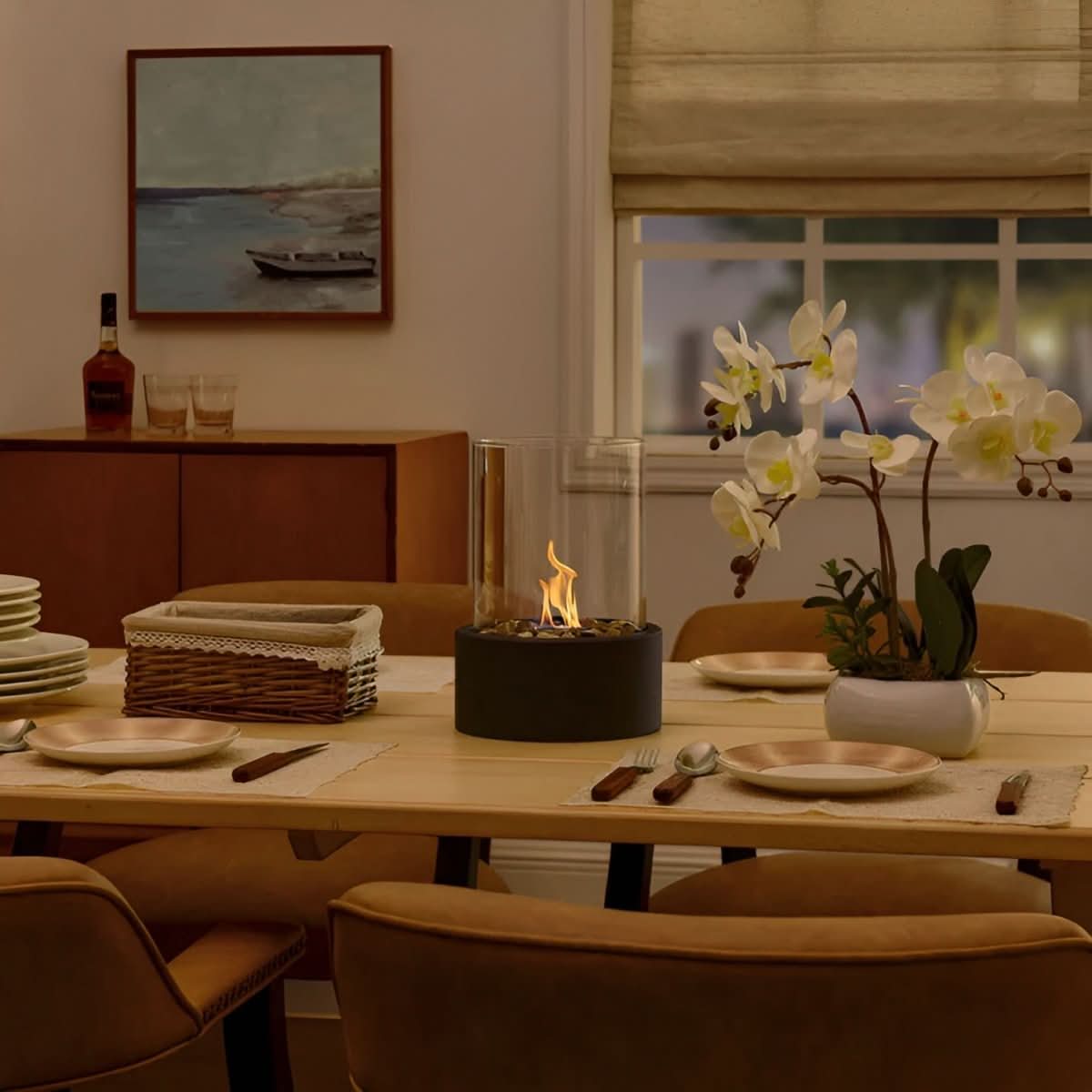 SleekFlame – rookvrije tafelhaard voor stijlvolle binnen- en buitengebruik