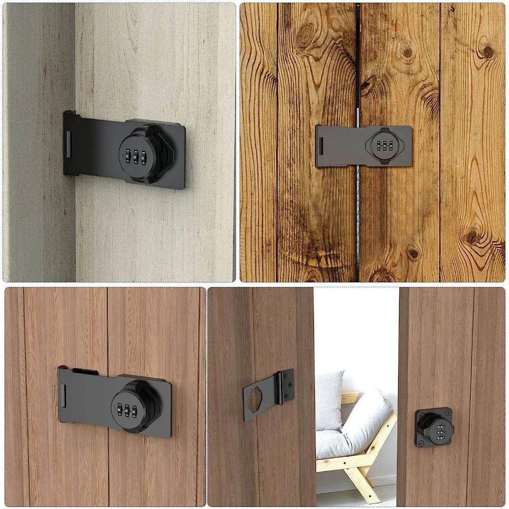SecureLock – Schlüsselloses Kombinationsschloss aus Zinklegierung & Eisen