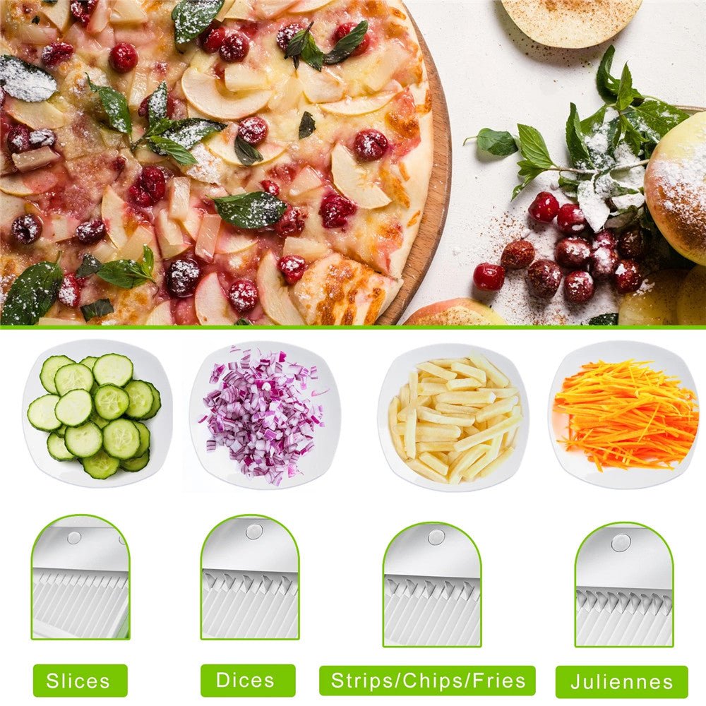 CHOPMATE – 5-in-1 Vegetable Cutter for Effortless Preparation