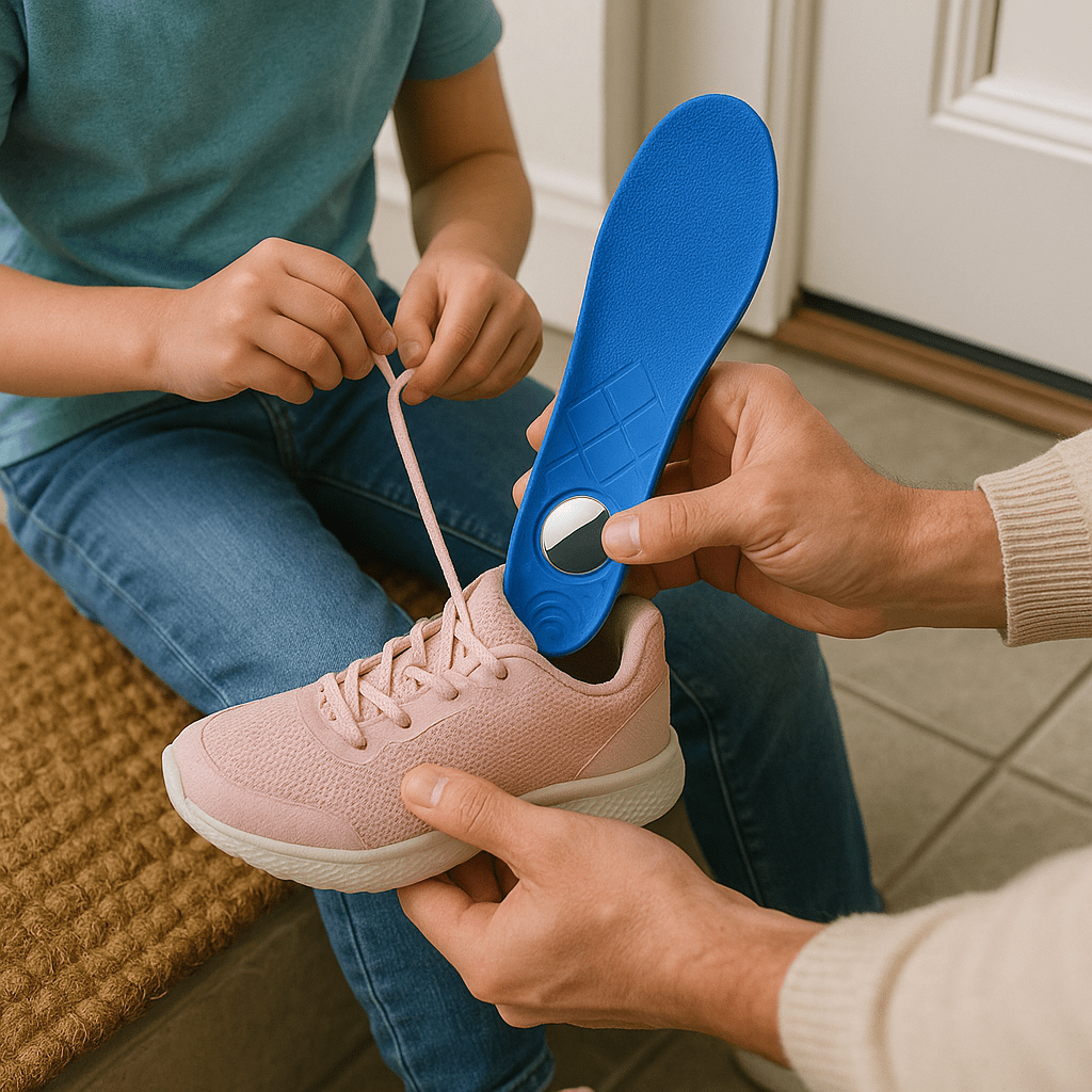 StrideLuxe Smart Tracking Insoles | Comfortable Shoe Inserts with Hidden AirTag Pocket for Travel and Security