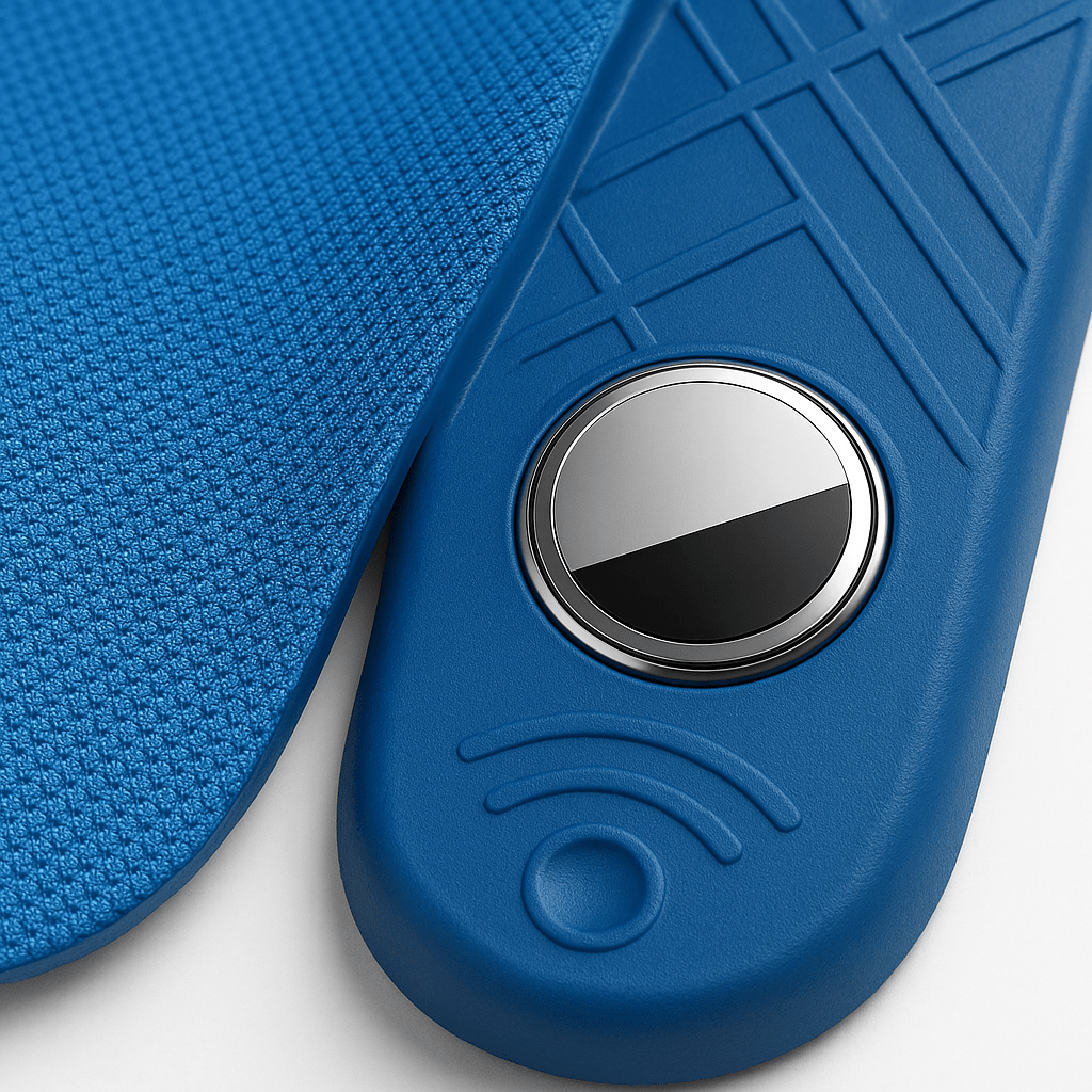 StrideLuxe Smart Tracking Insoles | Comfortable Shoe Inserts with Hidden AirTag Pocket for Travel and Security