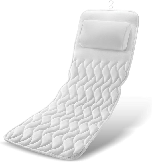 SOAKLUXE – Ergonomic Full-Body Bathtub Pillow for Comfort