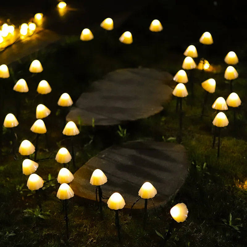 LUMINA MUSHROOM – Luces LED de hongos solares para una atmósfera mágica en el jardín