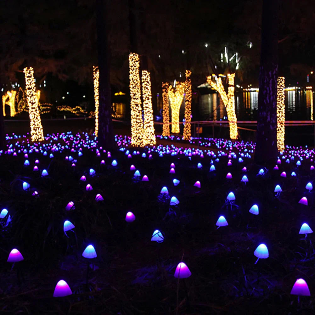 LUMINA MUSHROOM – Luces LED de hongos solares para una atmósfera mágica en el jardín
