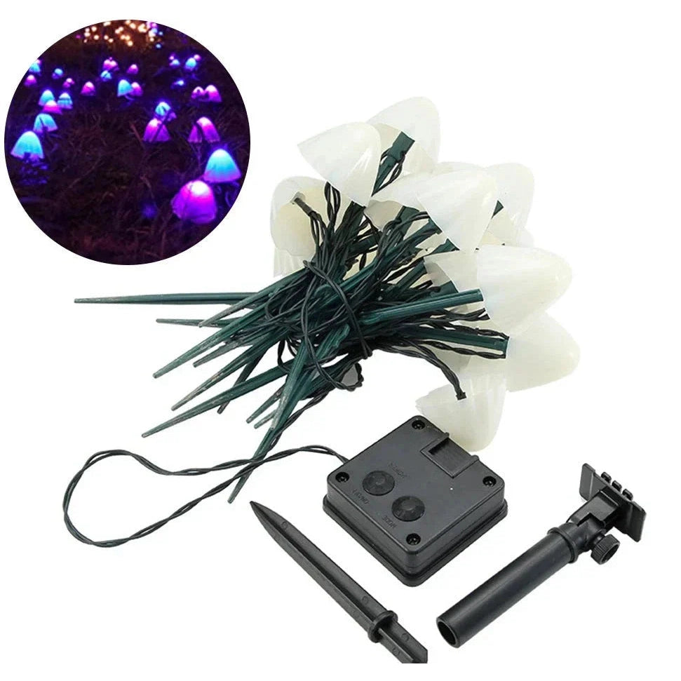 LUMINA MUSHROOM – Luces LED de hongos solares para una atmósfera mágica en el jardín