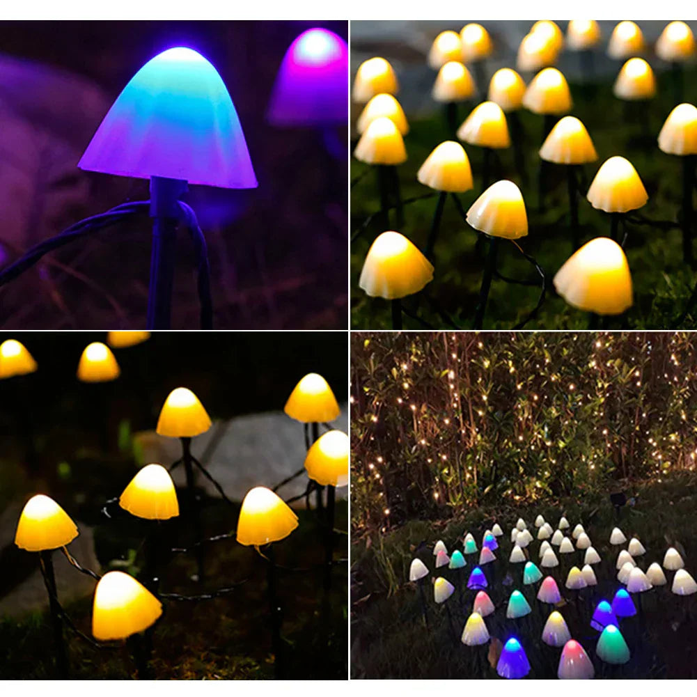 LUMINA MUSHROOM – Luces LED de hongos solares para una atmósfera mágica en el jardín