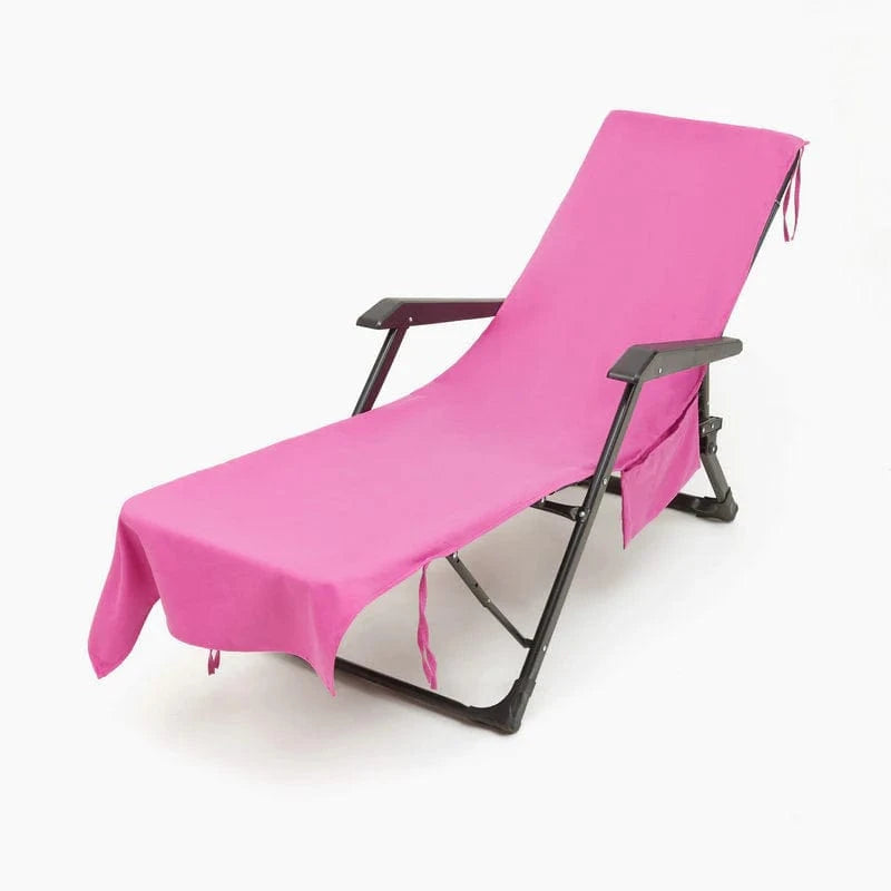 SUNLOUNGE TOWEL - Towel with pockets & non-slip grip for deckchairs