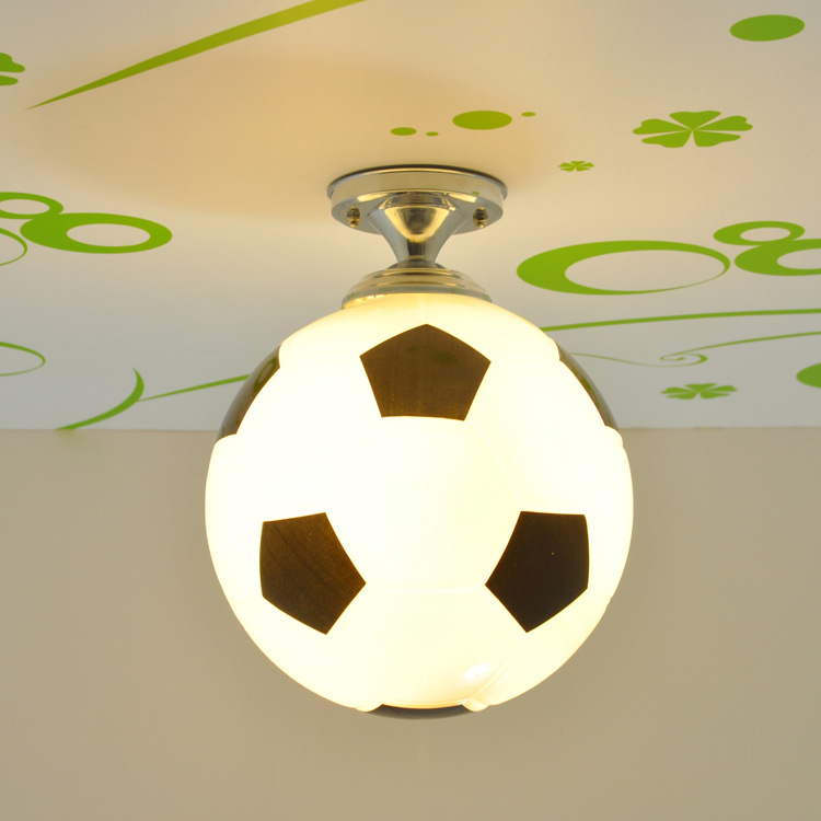 GOALGLOW - Stylish LED ceiling light with football motif for children's rooms