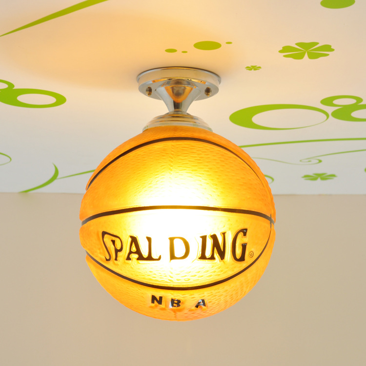 GOALGLOW - Stylish LED ceiling light with football motif for children's rooms