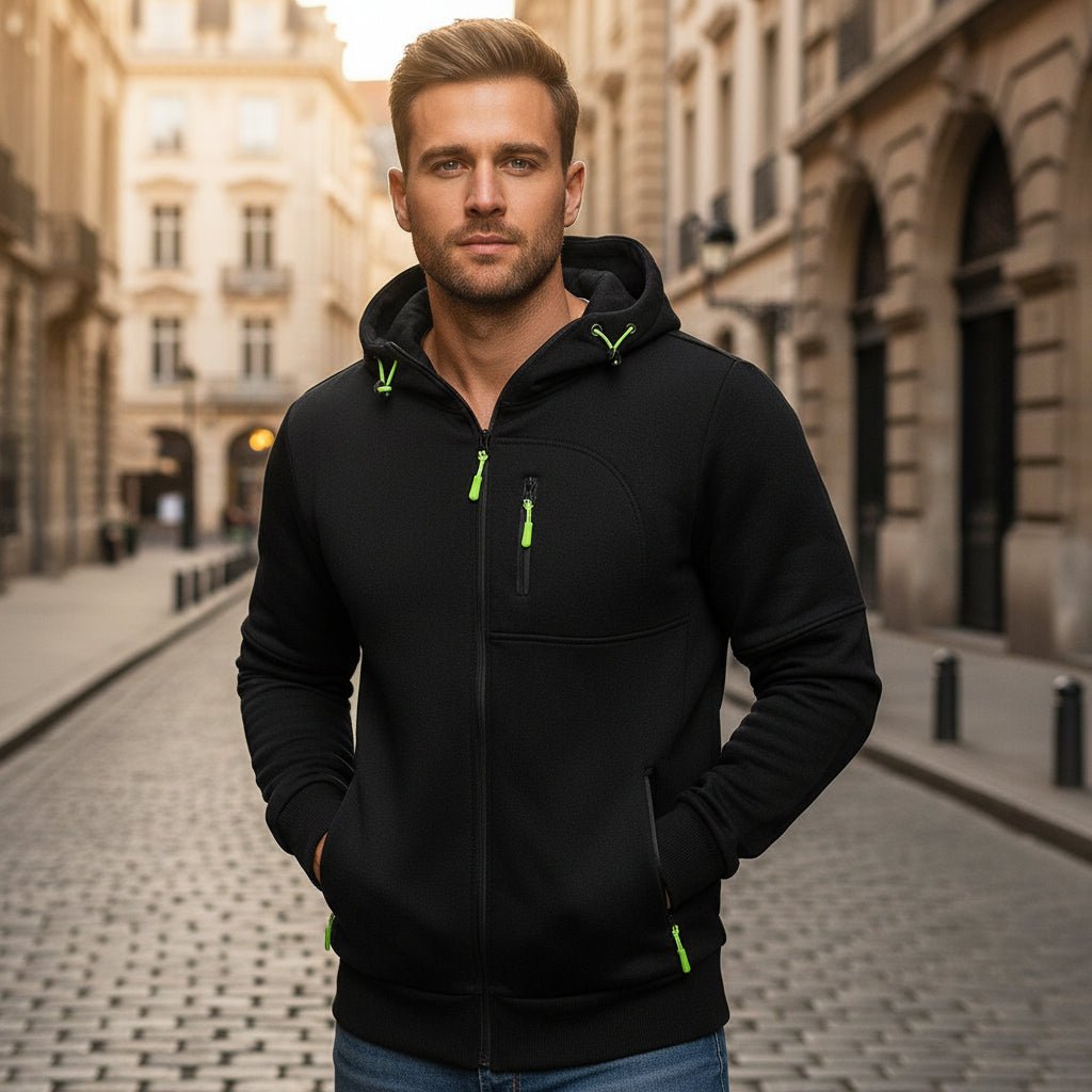 Südliches Atelier - Kapuzenpullover mit Fleecefutter und praktischen Taschen 14
