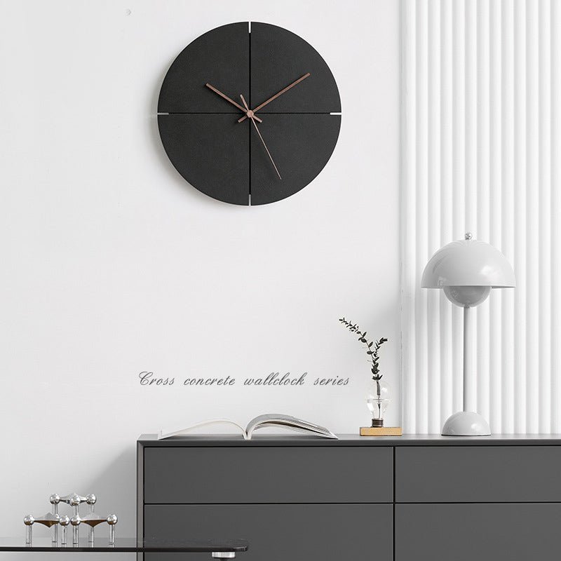 TIMEMUTE – Minimalistische, moderne, geräuschlose Wanduhr für Wohnzimmer 4