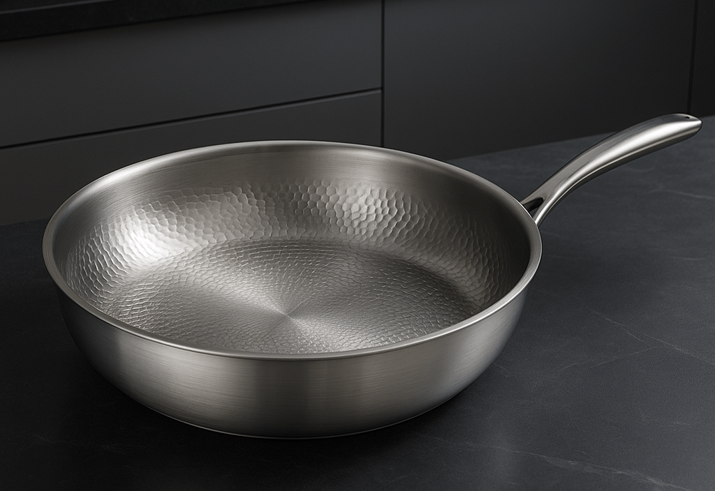 TITAN-PREMIUM PAN – Hochwertige Titanpfanne ohne Beschichtung für alle Herdarten