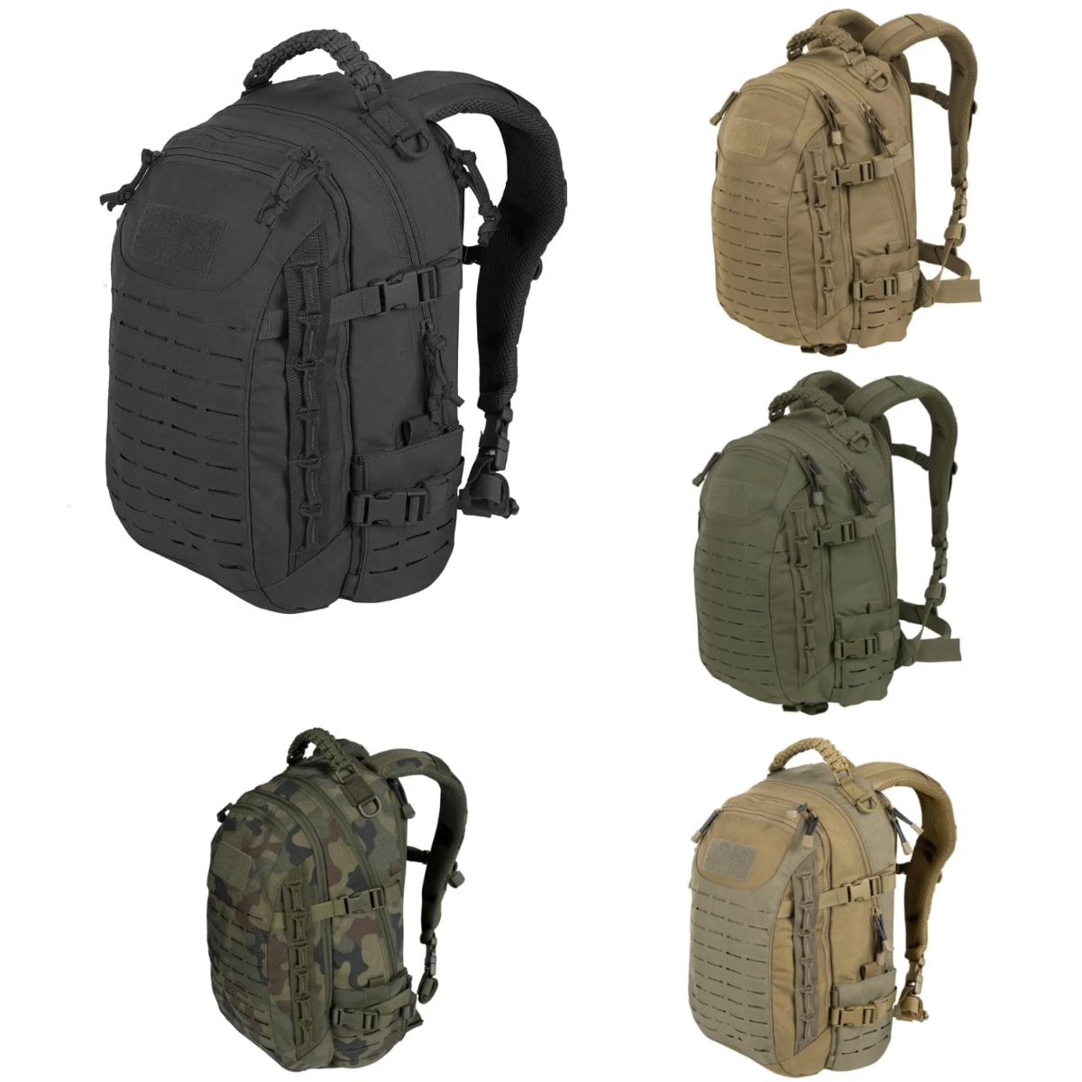 TrailForce Tactical Backpack – 30L Outdoor-Rucksack mit wasserabweisendem Material & EasyCarry-Tragesystem