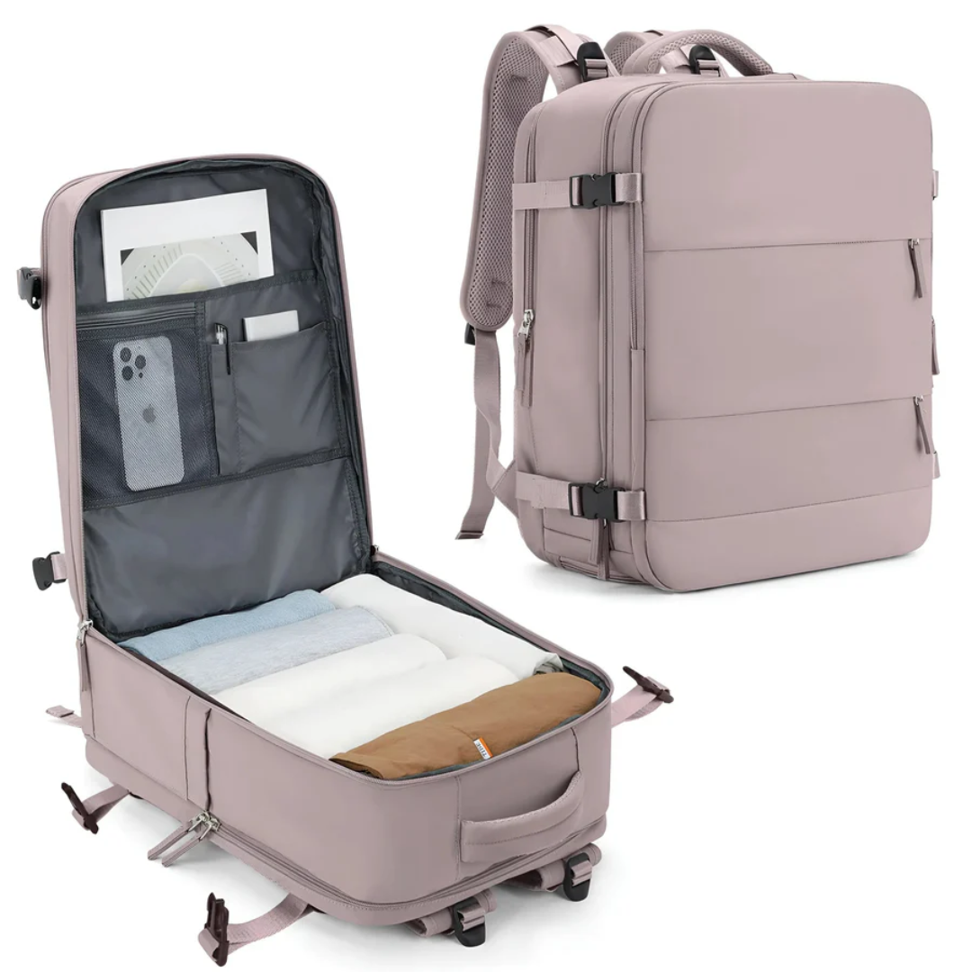TravelMate Carry-On - Lightweight hand luggage with smart compartmentalisation & travel-friendly design