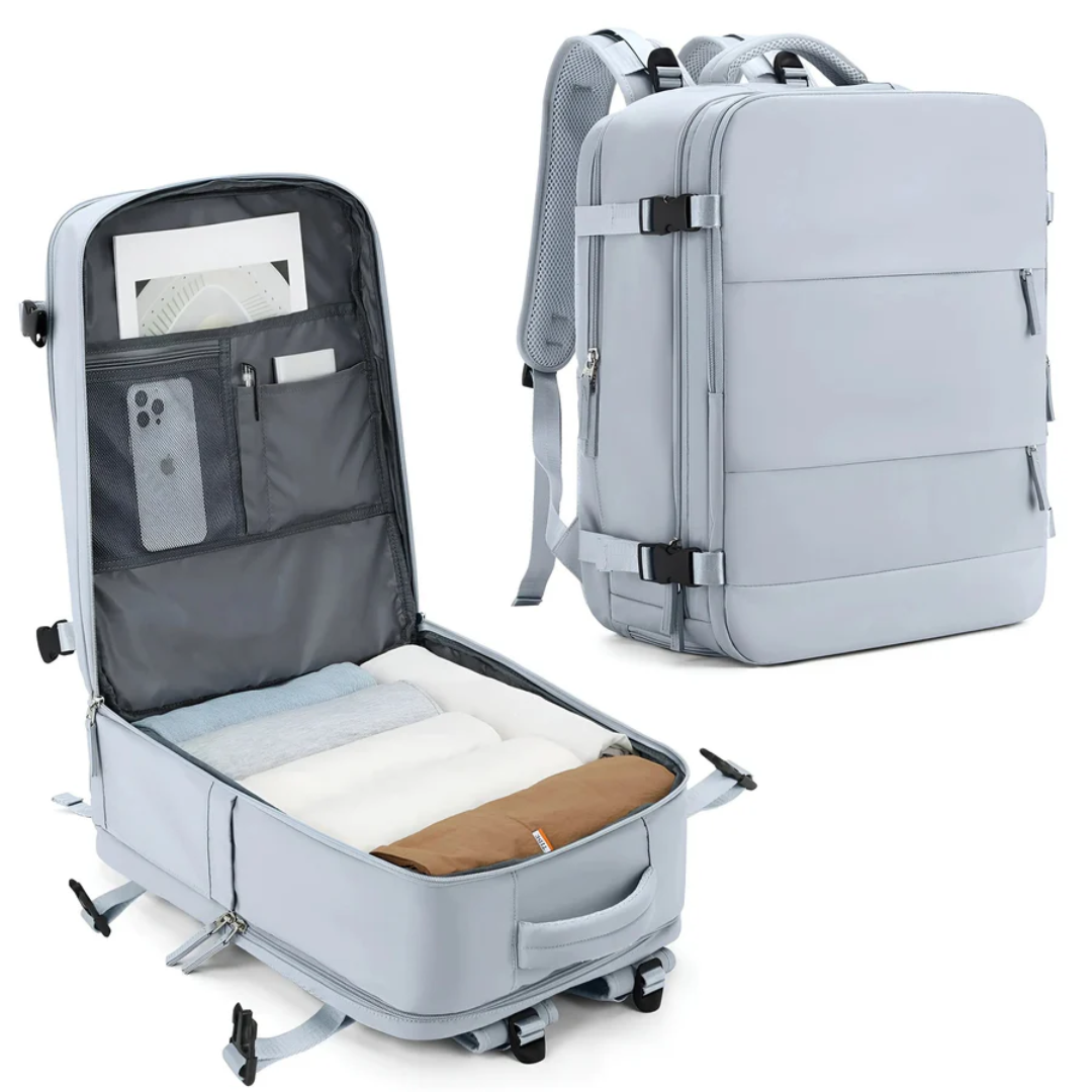 TravelMate Carry-On - Lightweight hand luggage with smart compartmentalisation & travel-friendly design