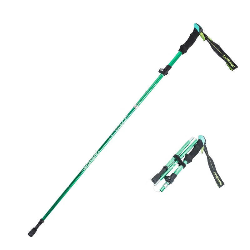 TrekLite - Ultralight 5-piece telescopic trekking poles for mountain and hiking tours