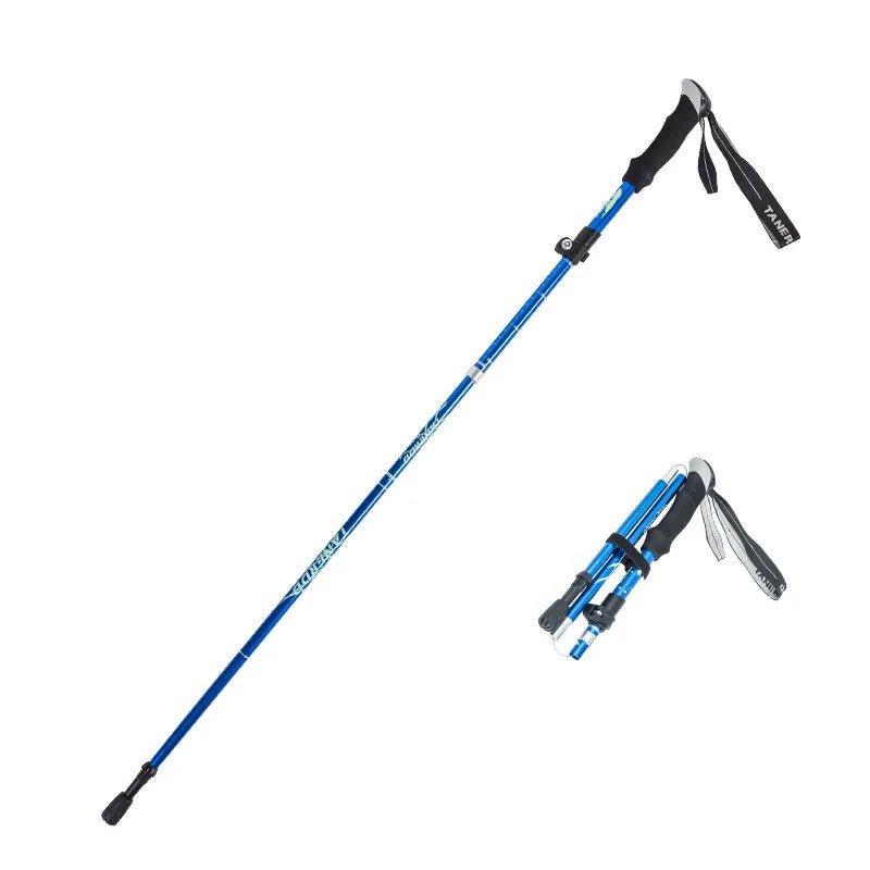 TrekLite - Bâtons de trekking télescopiques ultralégers en 5 parties pour la montagne et la randonnée