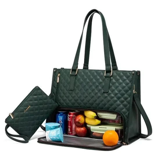 BAGSBALL 2-in-1 - Elegant shopping bag with integrated insulated compartment & large storage space