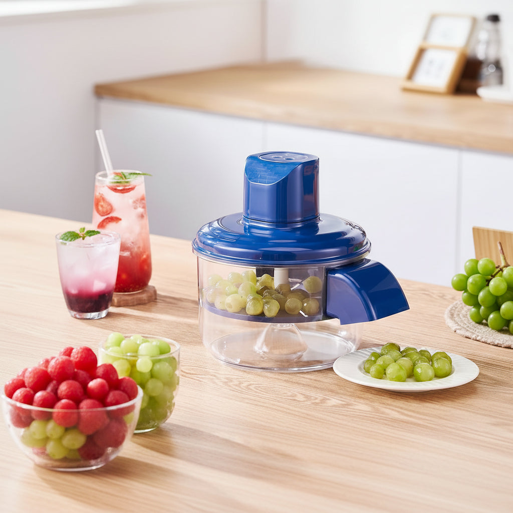 Tomivra – Elektrischer Schäler für Kirschtomaten, Trauben & mehr 8
