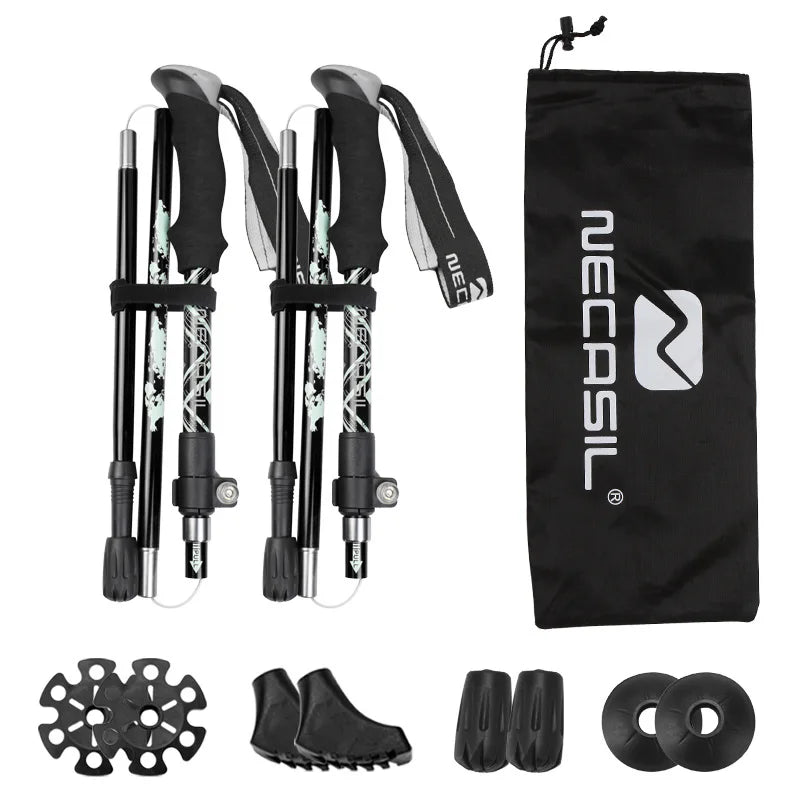 FoldTrek Poles - Foldable trekking poles for hiking & outdoor adventures