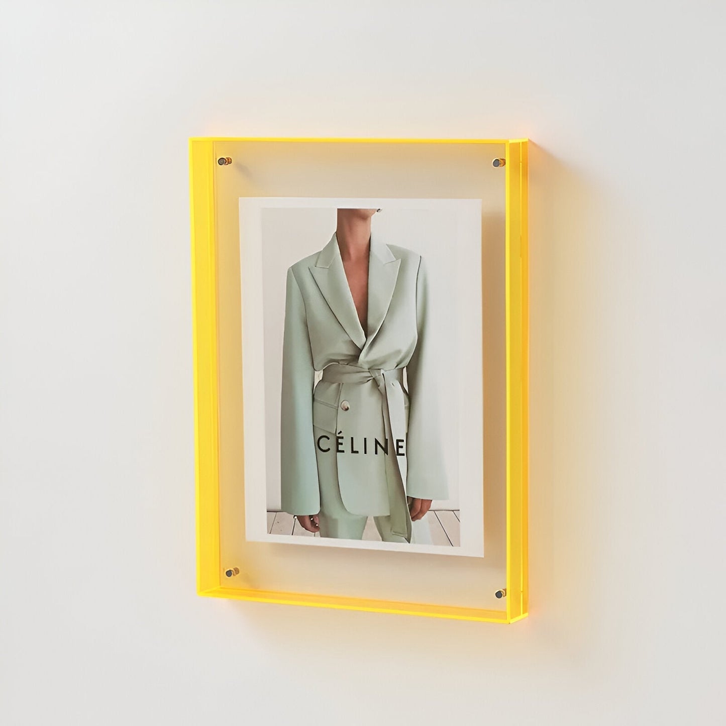 CRYSTAFRAME - Transparent acrylic picture frame for modern picture presentation