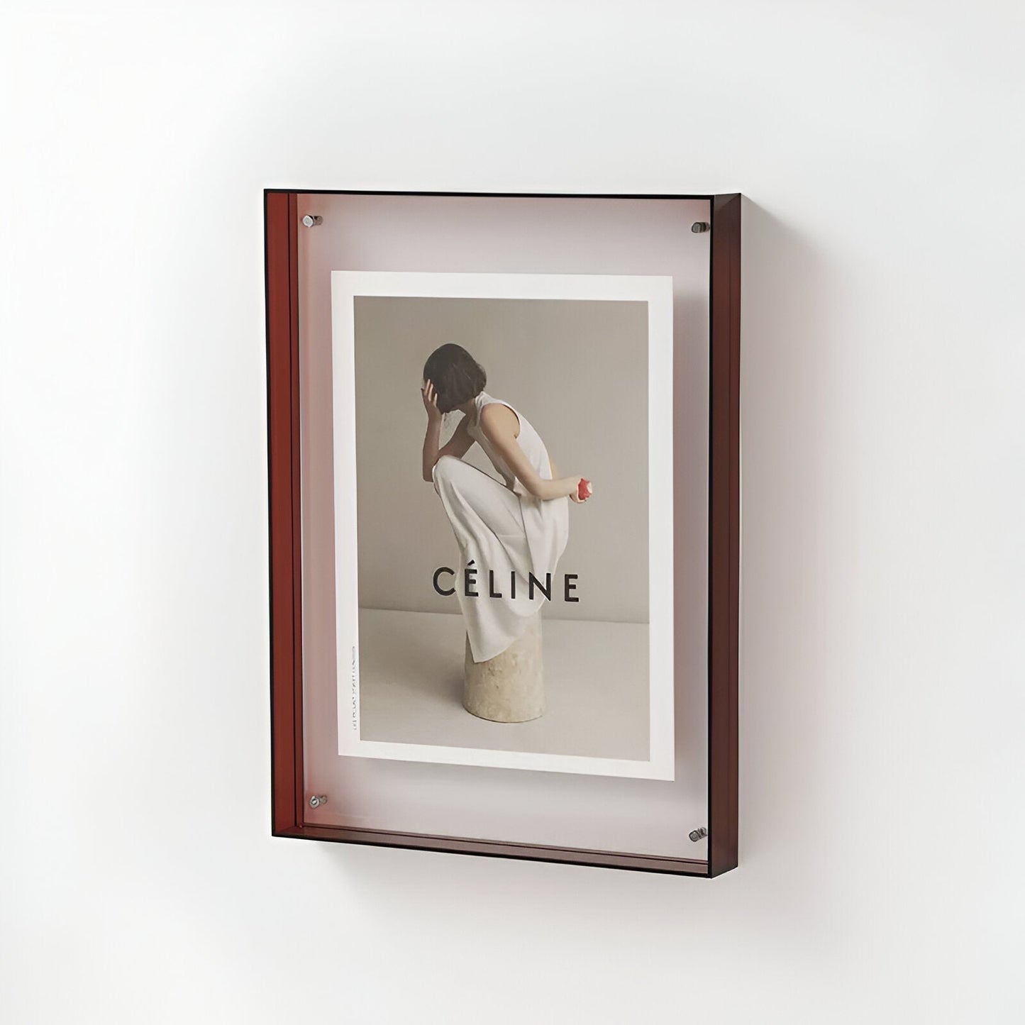 CRYSTAFRAME - Transparent acrylic picture frame for modern picture presentation