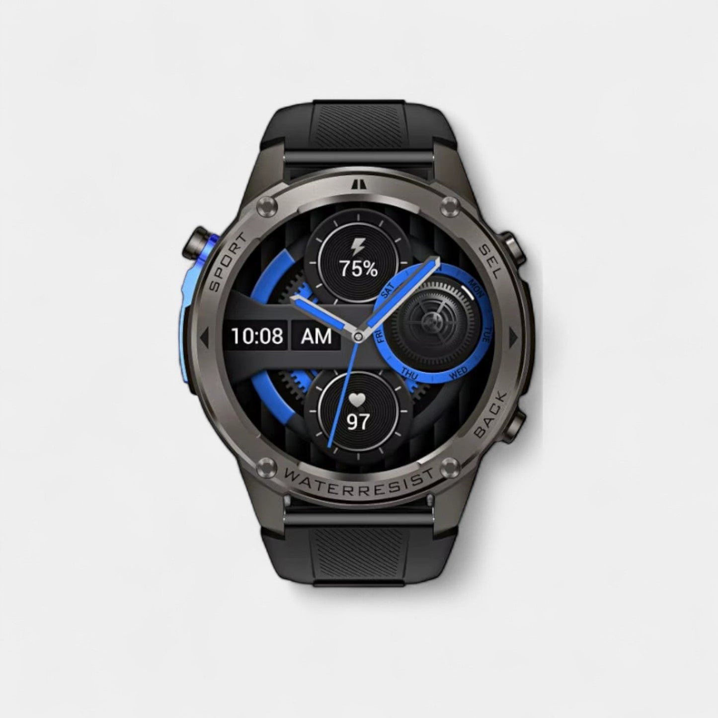 TrekSight X - Smartwatch da esterno con GPS, bussola e monitoraggio della salute