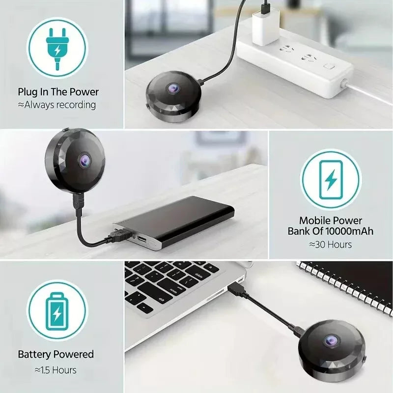 SECURECAM MINI - Magnetic mini WiFi camera 1080P HD for discreet surveillance
