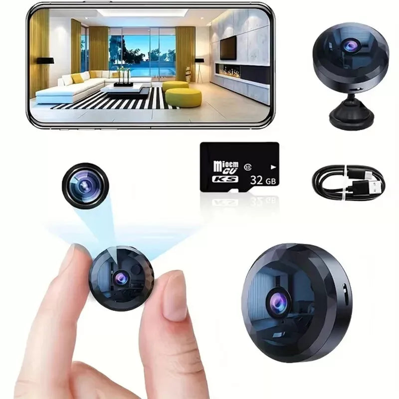 SECURECAM MINI - Magnetic mini WiFi camera 1080P HD for discreet surveillance