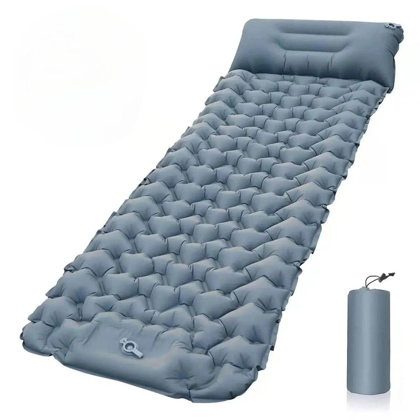 AirTrek Mat - Inflatable camping mattress with foot pump & ergonomic design
