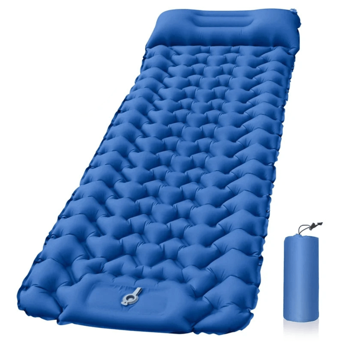 AirTrek Mat - Inflatable camping mattress with foot pump & ergonomic design