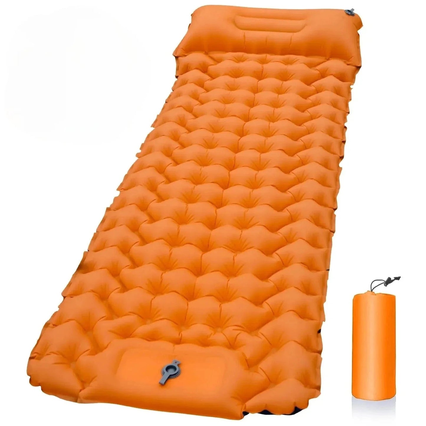 AirTrek Mat - Inflatable camping mattress with foot pump & ergonomic design