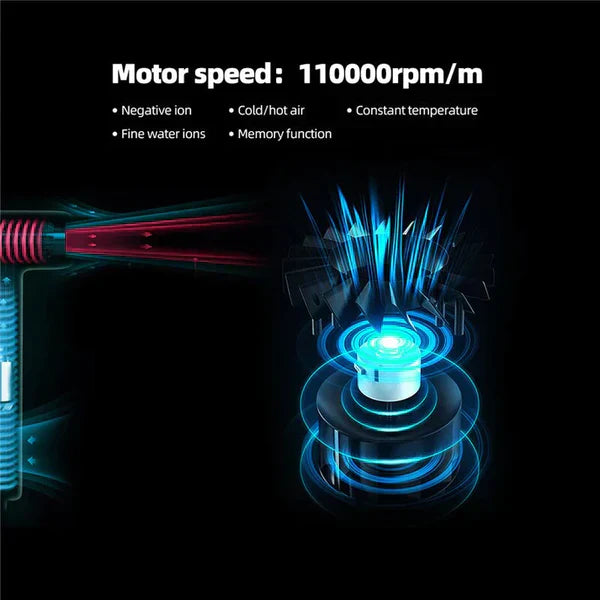 AIRSTYLER PRO - Asciugacapelli ultraleggero per un'asciugatura rapida con qualità da salone