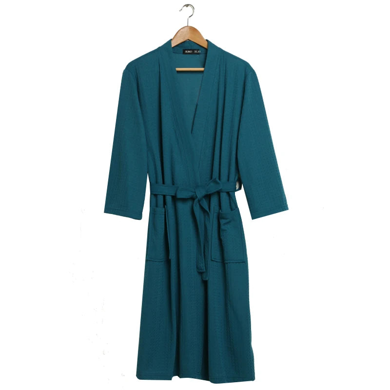 CottonWave – Unisex Waffle Bathrobe made from 100% Cotton