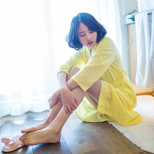 CottonWave – Unisex Waffle Bathrobe made from 100% Cotton